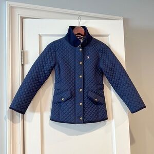 Joules Girls Quilted Raincoat Puffer Jacket Size 9-10 Years